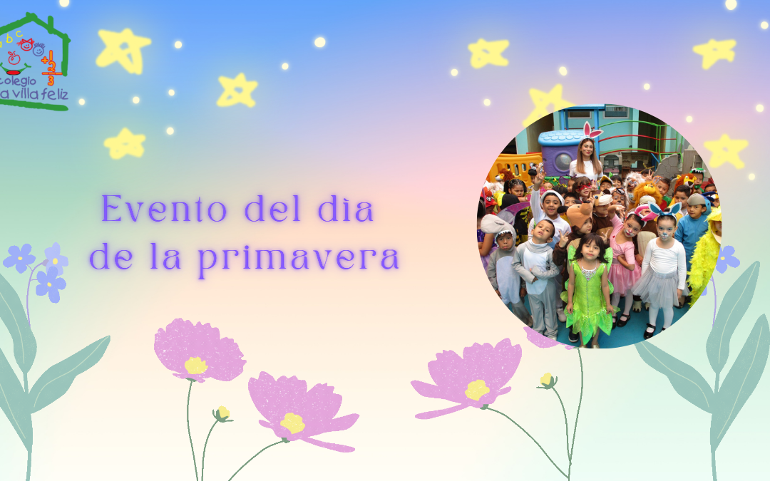 Conmemoración del día de la primavera en el colegio